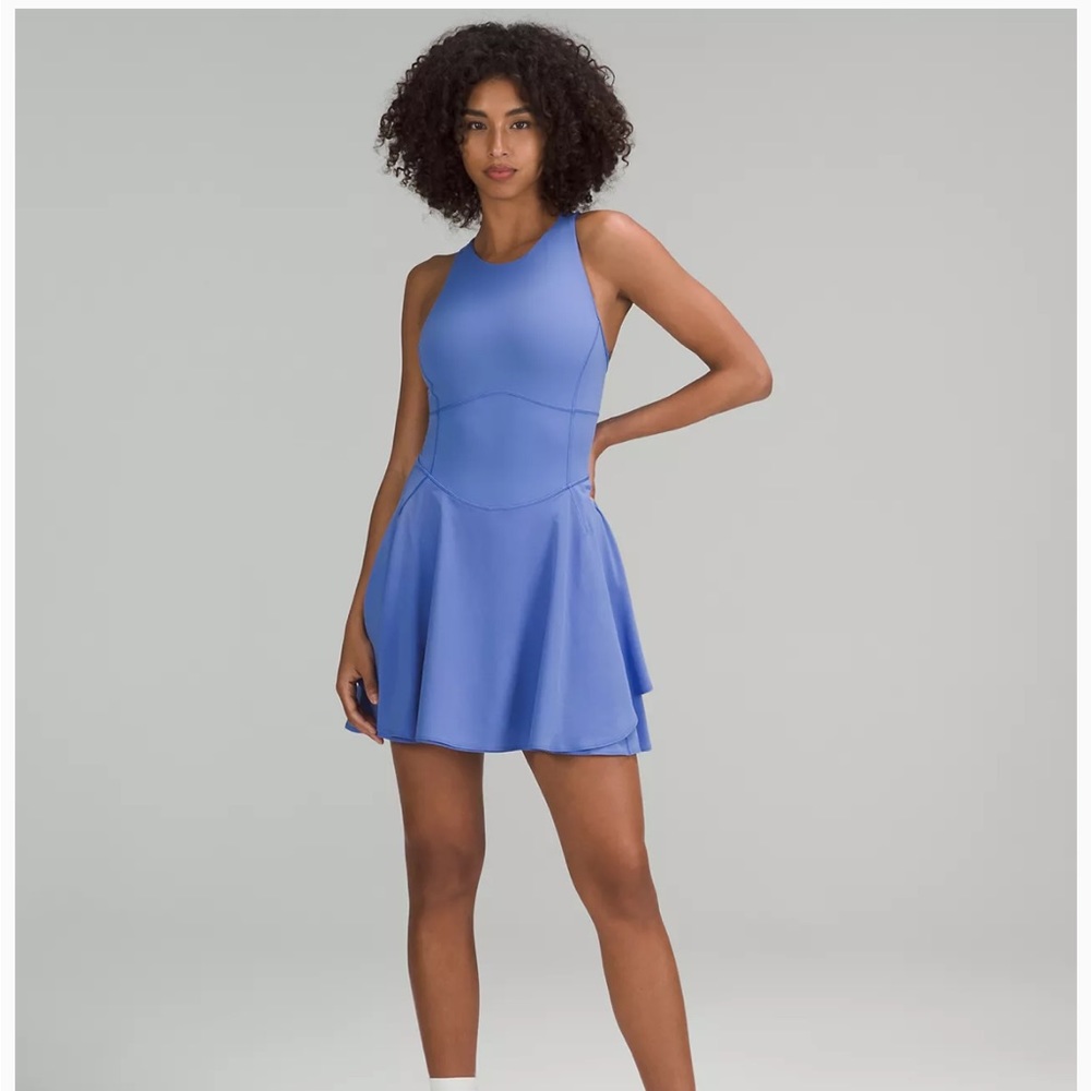 Lululemon NWT Black Court crush dress